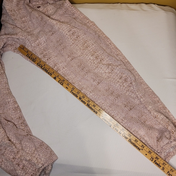 by Anthropologie Orana Snake Print Drawstring Pants sz L OB1016701 - Picture 12 of 13